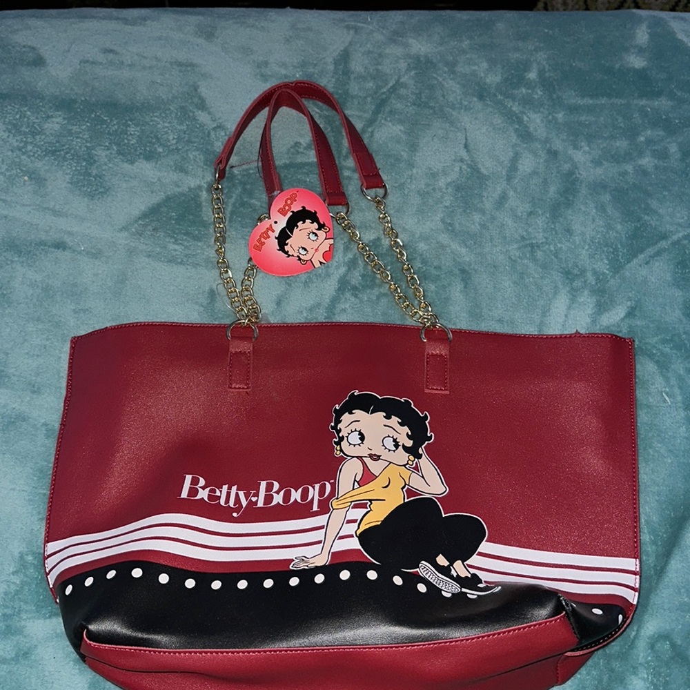 Red Betty Boop Tote Bag
